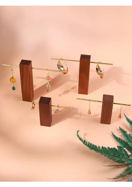 Ahşap Takı Sergileme Standı, Teşhir Podyumu, Kolye Küpe Bileklik Bilezik Sergi Standı indirimleri