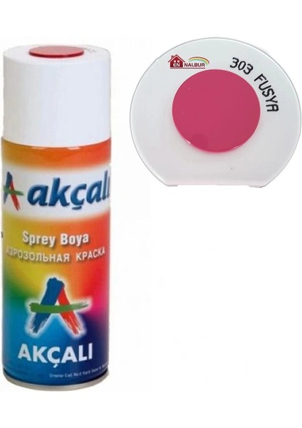 Akçalı Sprey Boya 400 ml 303 Fuşya