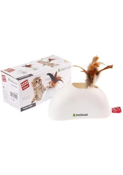 Pet Droid Hareket Sensörlü Doğal Tüylü Kedi Oyuncağı 15CM