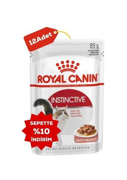 Instinctive Gravy Kedi Konservesi 12X85GR 12LI