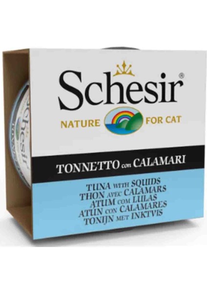 Ton Balıklı ve Kalamarlı Kedi Konservesi 85GR