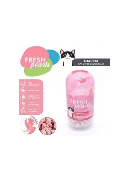 Fresh Pearls Kedi Kumu Deodorant Çiçek Kokulu 450ML
