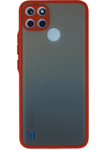 Bfs Realme C21Y Kılıf Montreal Silikon Kapak - Kırmızı