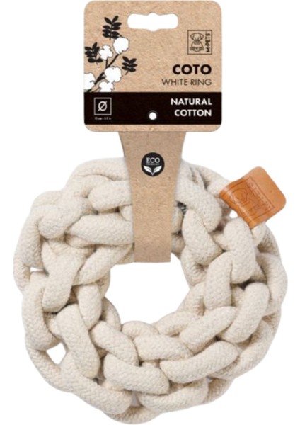 Coto White Ring Örgü Halka Oyuncak 13CM