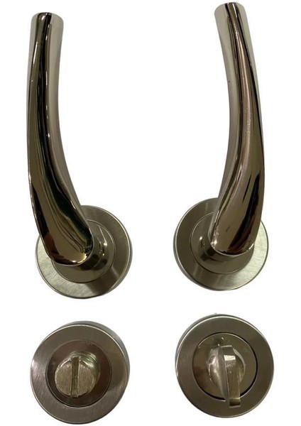 Sofuoğlu Rozet Lerzan Nikel Saten Wc Kapı Kolu