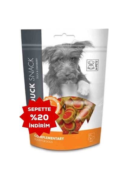 Ördek Etli ve Kızılcıklı Köpek Ödül Maması 80GR