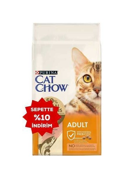 Somon Balıklı Yetişkin Kedi Maması 15KG