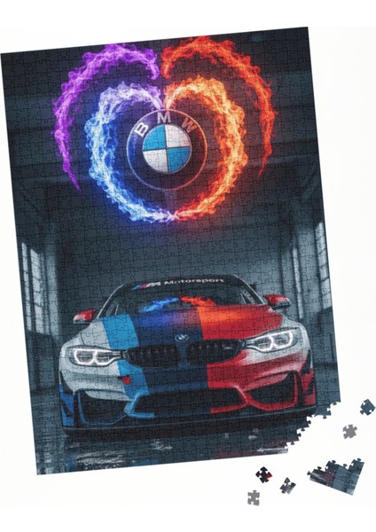 3 Lü 500 Parça Puzzle Tutkunun M Mirası Modeli Kişiye Özel indirimleri