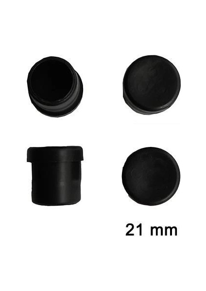 Yuvarlak Profil Iç Tapa 21 mm 4 Adet