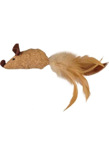 Flamingo Adamello Catnipli Tüylü Fare Kedi Oyuncağı 15CM