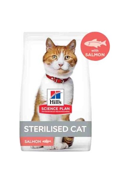 Hills Somonlu Kısırlaştırılmış Yetişkin Kedi Maması 1,5kg