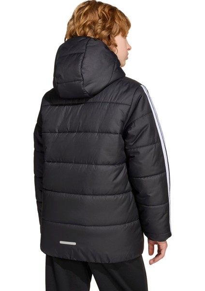 Essentials 3-Stripes Padded Siyah Çocuk Mont fiyatları