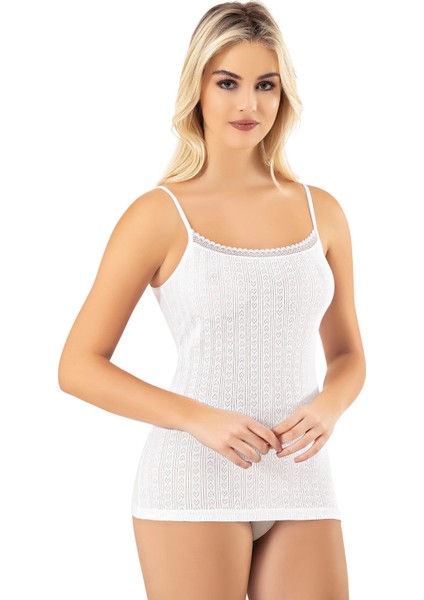 Kadın Modal Kumaş Geniş Askılı Atlet