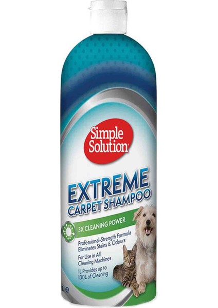Simple Solutıon Extreme 3 Kat Etkili Pet Halı Yıkama Şampuanı 1000ML