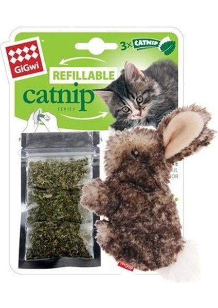 Catnipli Tavşan Kedi Oyuncağı