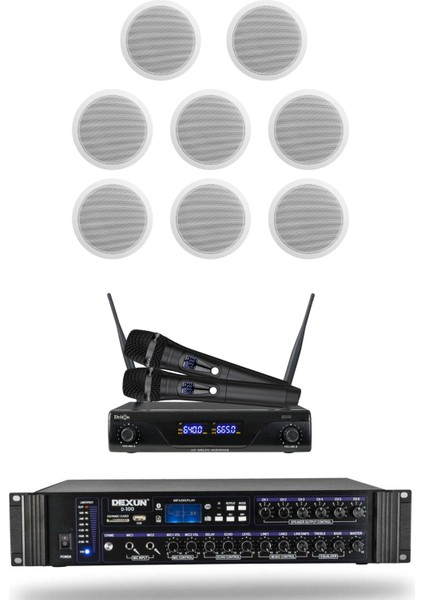 Mikrofonlu Alçıpan Hoparlör Mağaza Dükkan Kafe Seslendirme ve Okul Anons Sistemi fiyatları