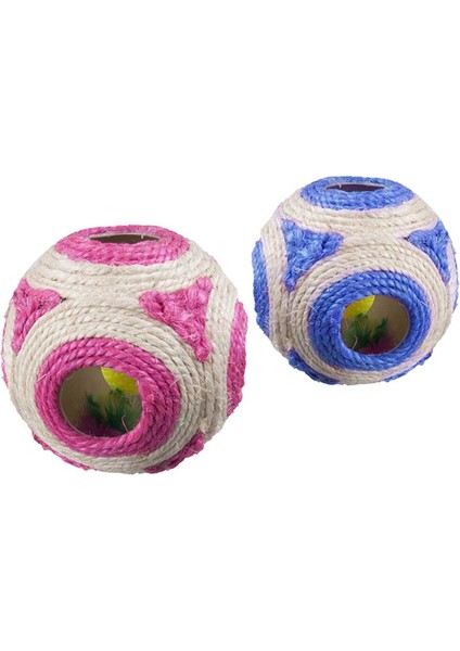 Flamingo Sisal Top Çıngıraklı ve Kedi Otlu 11CM