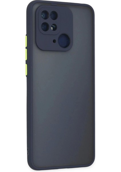 Bfs Xiaomi Redmi 10C Kılıf Montreal Silikon Kapak - Lacivert modelleri