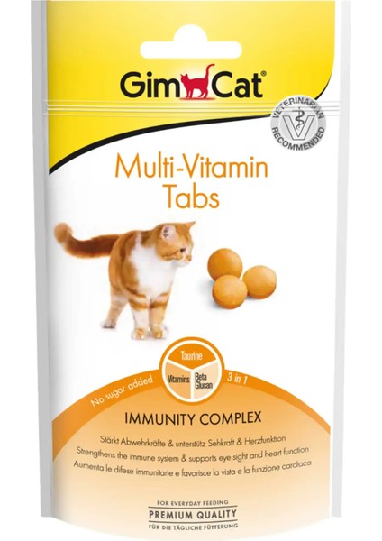 Multivitamin Kedi Ödül Tableti 40GR