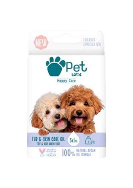 Doğal Argan Yağlı 0-10KG Köpekler Için Tüy Bakım Yağı 5X1ML