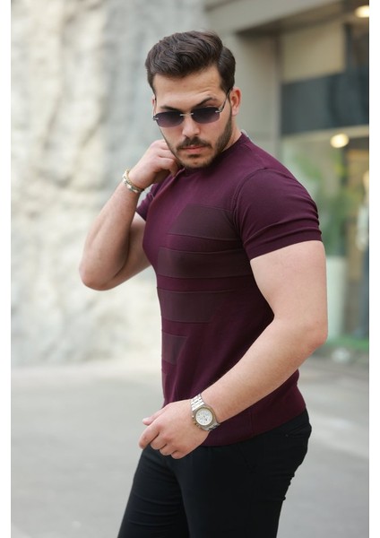 Erkek Bisiklet Yaka Kısa Kollu Tişört fiyatları