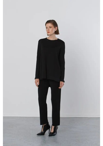 Basic Tunik Ön Kısa Arka Uzun Tunik - 902 Kahve fırsatları