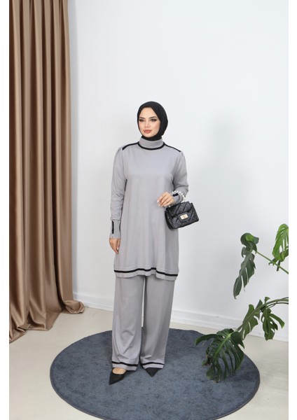 Çift Renkli Merserize Pantolonlu Takım fiyatları