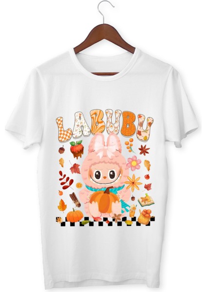 Labubu Tişört Labubu Çocuk T-Shirt Labubu Yetişkin Unisex Tişört