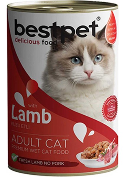 Kuzulu Jöleli Yetişkin Kedi Konservesi 400GR