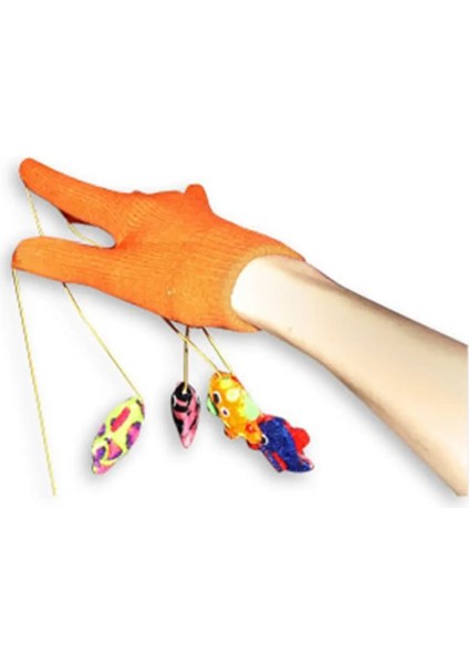 Flamingo Peluş Fareli Eldiven Kedi Oyuncağı 16CM