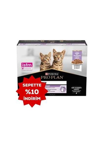 Pouch Sos Içinde Hindili Yavru Kedi Konservesi 85GR 10LU