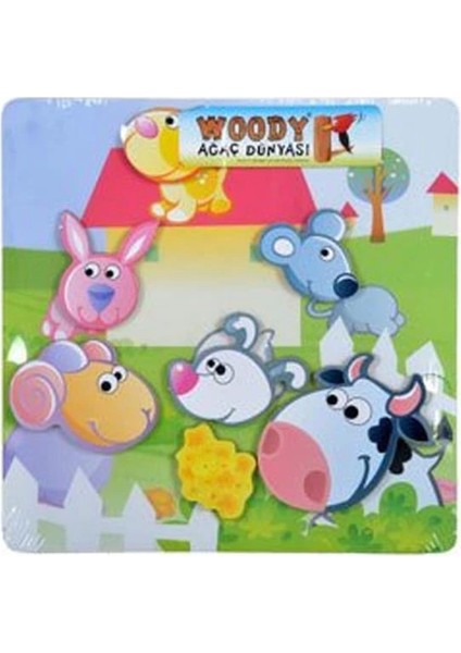 Bfs Nessiworld 30058 Ahşap Puzzle 3D Kafalar modelleri