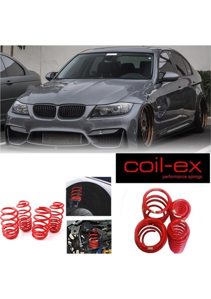 Bmw E90 2005-2012 Coil-Ex 4.5cm Helezon Spor Yay