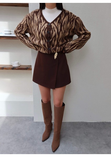 Aksesuarlı Kısa Şort Etek modelleri