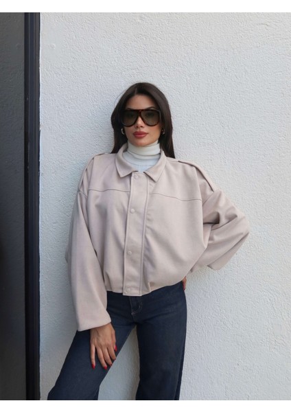 Apoletli Süet Bomber Ceket fırsatları