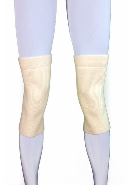 Kısa Yün Bacak ve Kol Dizlik Krem Rengi 2 Adet (1çift)