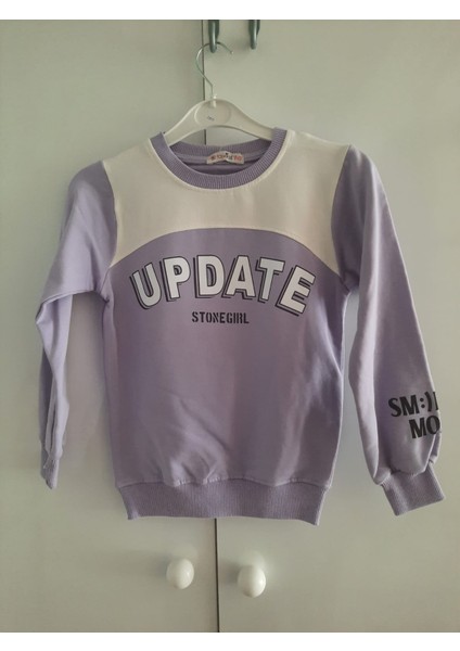 Update Baskılı 2 Iplik Sweatshirt