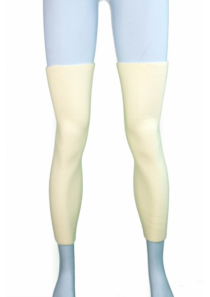 Uzun Yün Dizlik Krem Rengi 2 Adet (1 Çift)