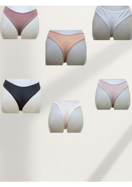 6'lı Pamuk Kumaş Tanga String Külot fiyatları