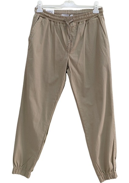 Erkek Beli Paçası Lastikli Cepli Rahat Kalıp Over Jogger Likralı Esnek Keten Gabardin Pantolon fırsatları