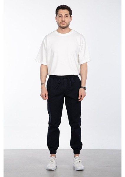 Erkek Beli Paçası Lastikli Cepli Rahat Kalıp Over Jogger Likralı Esnek Keten Gabardin Pantolon modelleri