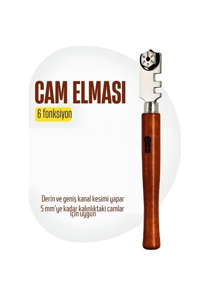 Bfs Elmas Cam Kesici - Kalem Tipi Cam Kesici Cam Kesme Elması