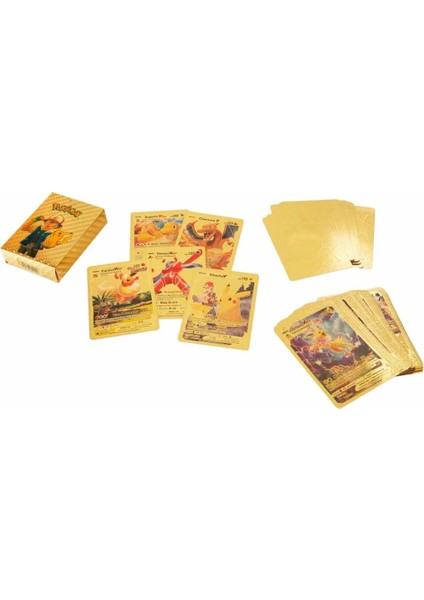 Bfs Pokemon Starter Kartları Gold 55'li Paket modelleri