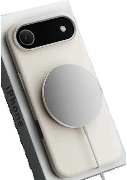 Bfs iPhone 17 Air Wonder Deri Magsafe Kapak - Beyaz modelleri