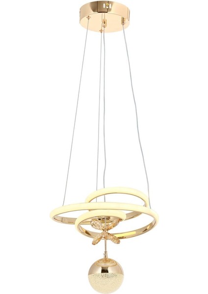 Mila Tekli Sarkıt Avize Gold