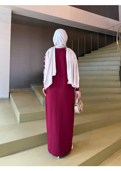 Leopar Desenli Merserize Elbise