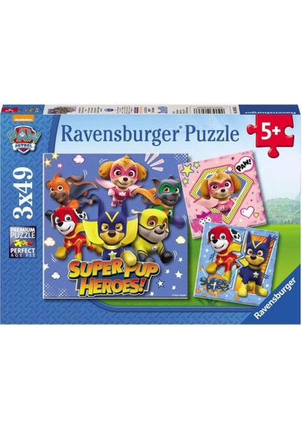 Bfs 80366 Paw Patrol 3X49 Parça Ravensburger Puzzle