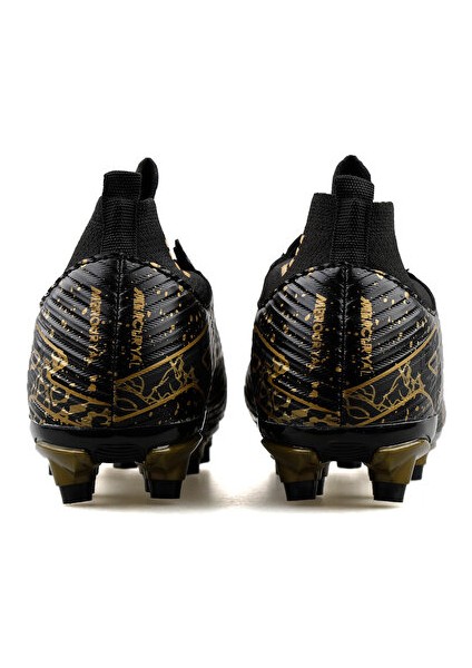 Genç Çim Zemin Kramponu Gkrp-Sıyah-Sıyah-Desenlı Siyah fırsatları