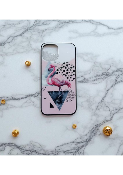 Iphone 12 Pro Max Uyumlu Pelikan Tasarım Süper Şeffaf Silikon Pembe Telefon Kılıfı