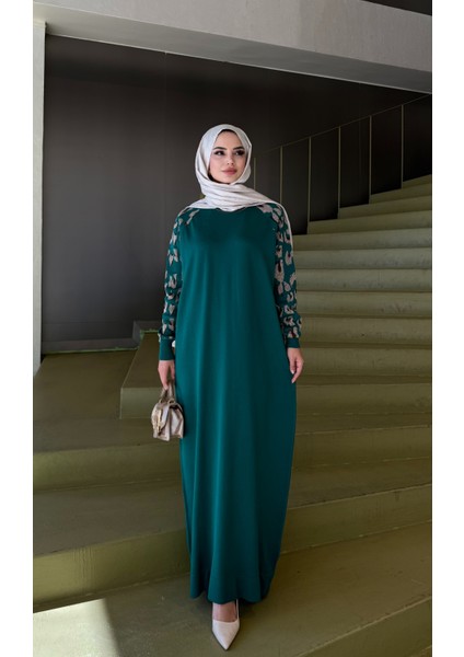 Leopar Desenli Merserize Elbise fiyatları